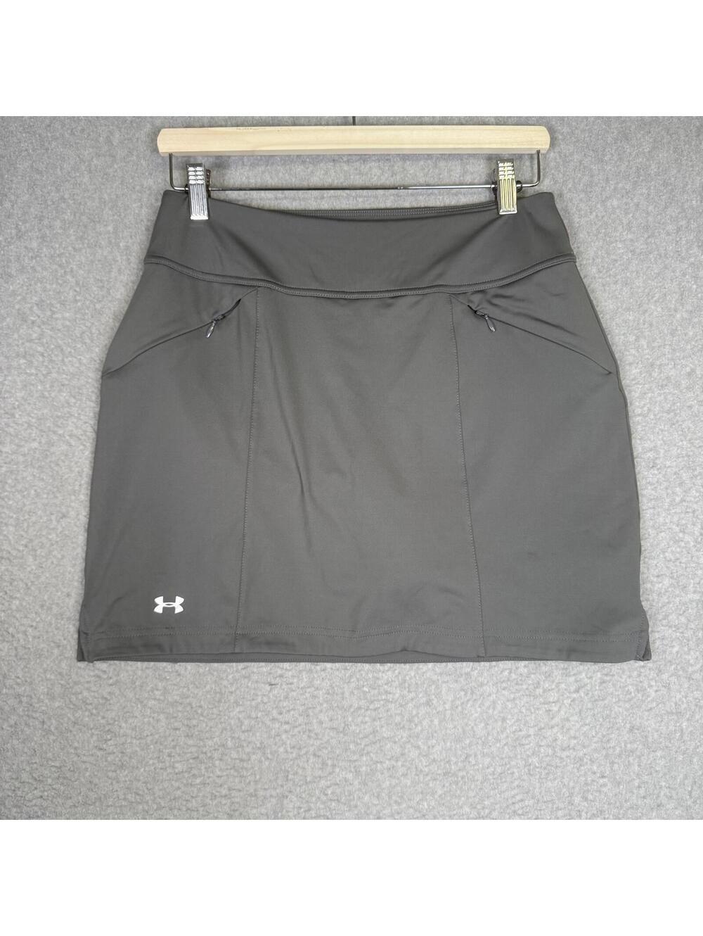 Under Armour Women's Size 28 Gray Mini Tennis Athletic Skirt Skort Athleisure